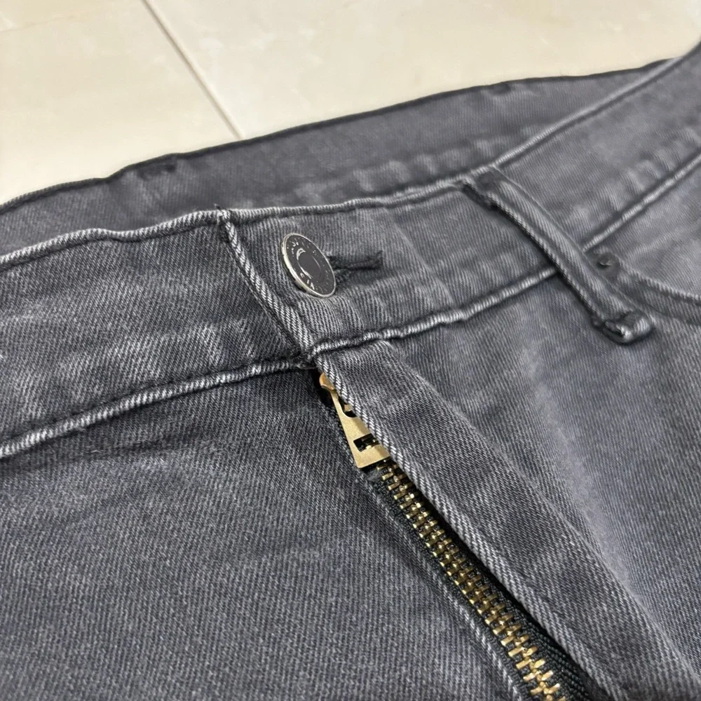 Levis 569 Jeans Loose Straight 38x34 Baggy Dark Wash Black Denim Skater Y2K